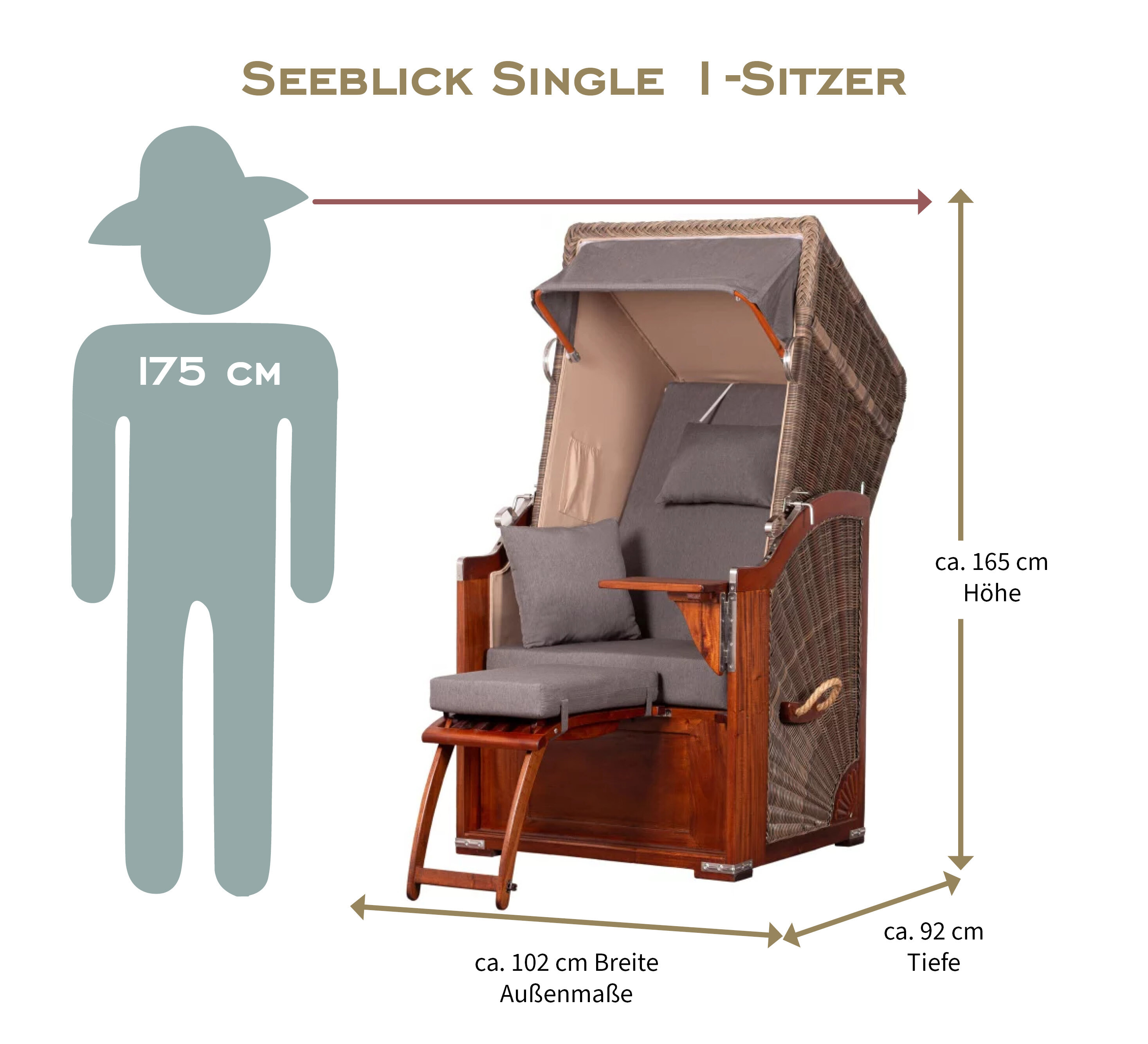 Seeblick 1-Sitzer