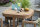 Balkonset Watford Teak Tisch &amp;  4 St&uuml;hle inkl. Sitzkissen