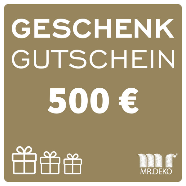 Gutschein - 500 Euro