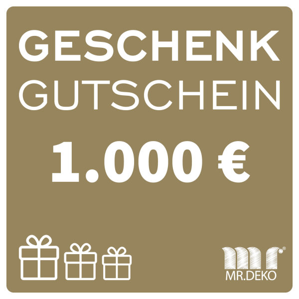 Gutschein - 1000 Euro